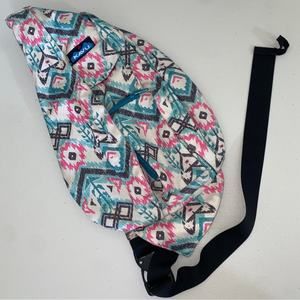 Kavu Multicolored Ikat Classic Rope Sling Bag Outdoors Utility Hiking Backpack